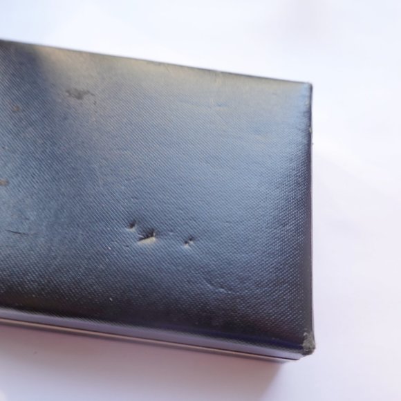 Swank Vintage Gold Black Cufflinks and Tie Bar - Picture 3 of 3